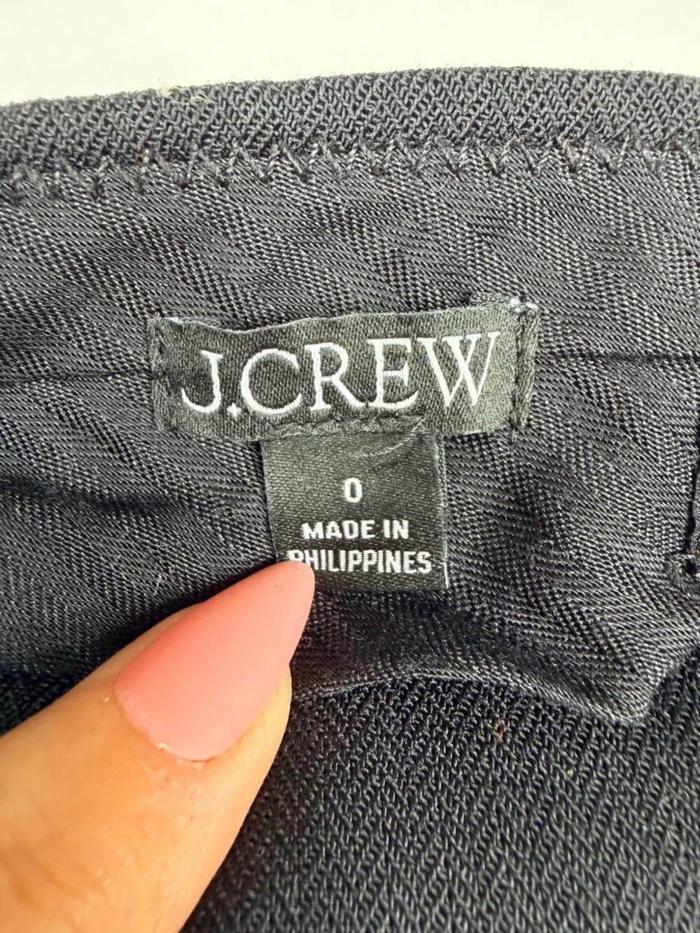 2/$30 J. Crew Willa Cropped Flare Pant in Italian City Wool Blend Black 0 #A3372